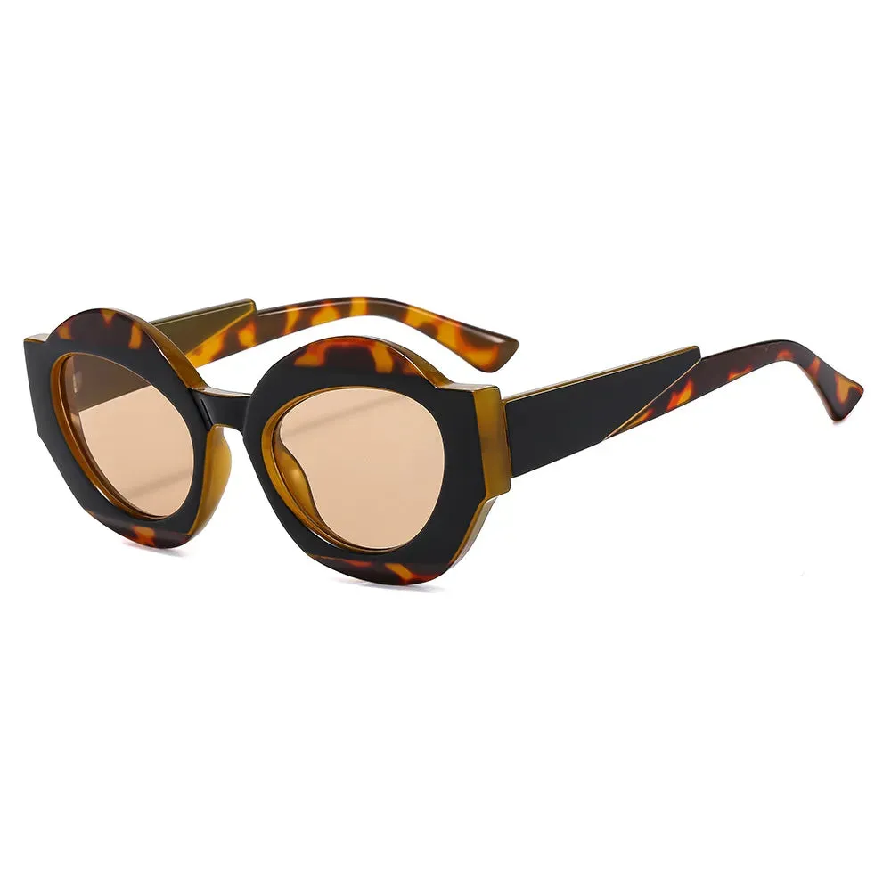 CCspace Unisex Full Rim Oval Resin Eyeglasses 56864