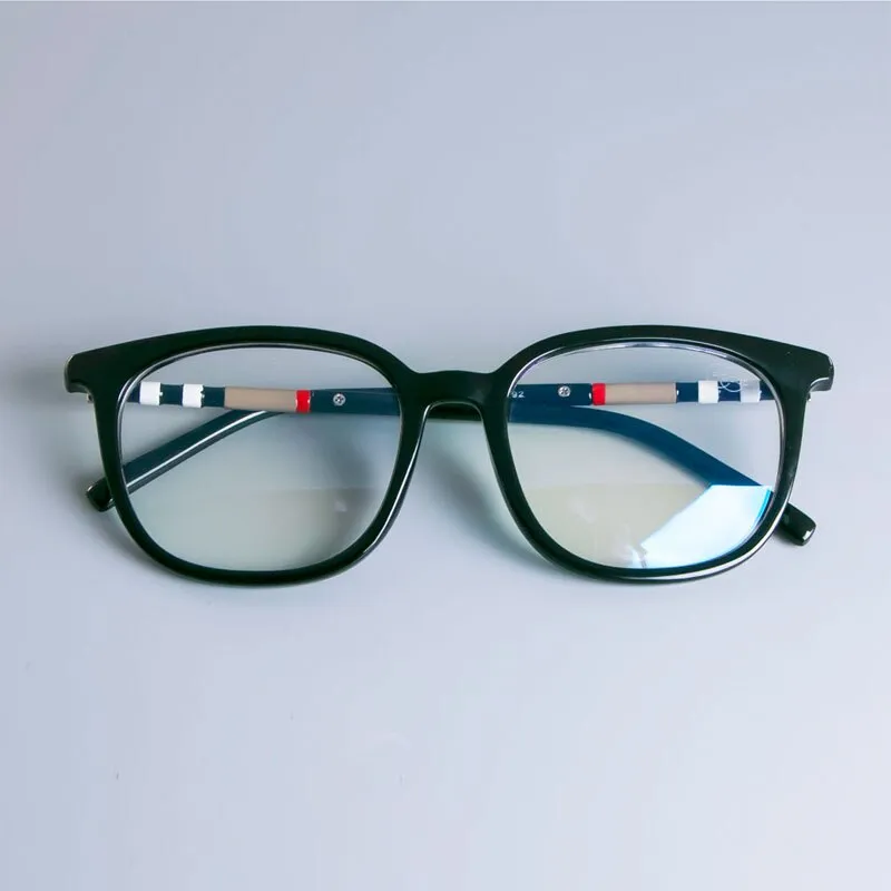 CCspace Unisex Full Rim Round Square Tr 90 Titanium Reading Glasses R47892