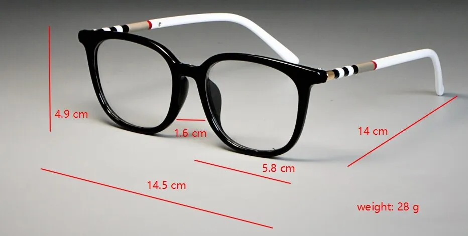 CCspace Unisex Full Rim Round Square Tr 90 Titanium Reading Glasses R47892