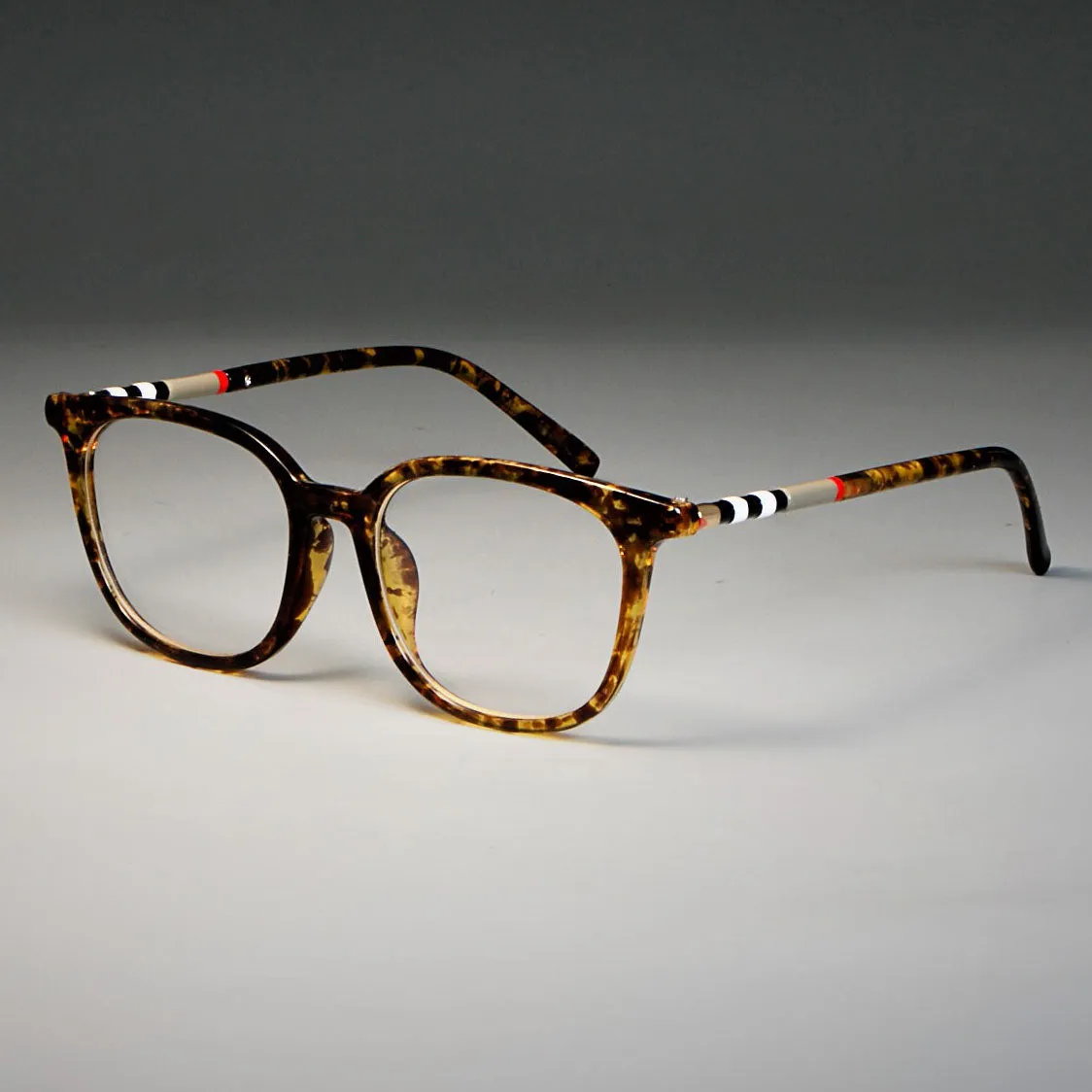 CCspace Unisex Full Rim Round Square Tr 90 Titanium Reading Glasses R47892