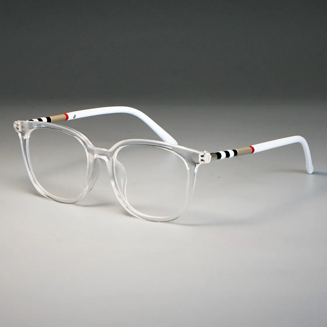 CCspace Unisex Full Rim Round Square Tr 90 Titanium Reading Glasses R47892