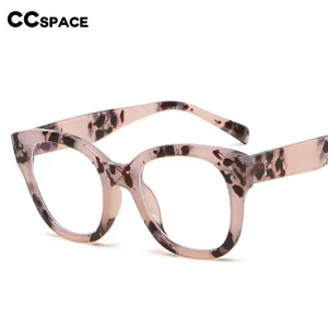 CCspace Unisex Full Rim Square Acetate Alloy Rivet Frame Eyeglasses 54152