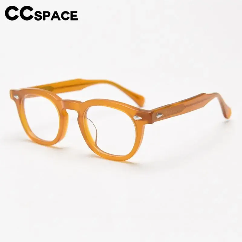 CCspace Unisex Full Rim Square Acetate Eyeglasses 56838