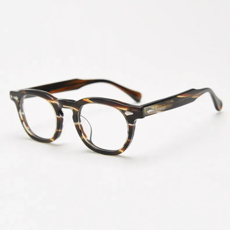 CCspace Unisex Full Rim Square Acetate Eyeglasses 56838