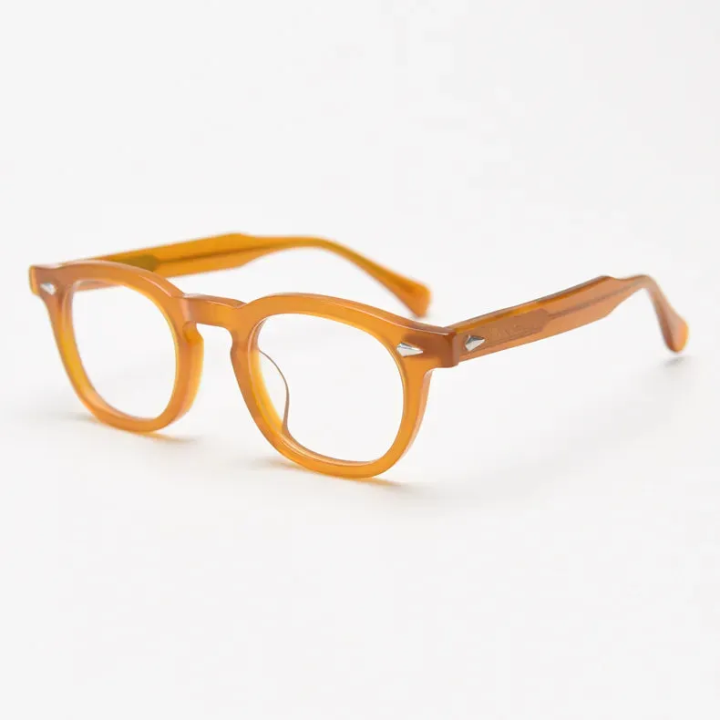 CCspace Unisex Full Rim Square Acetate Eyeglasses 56838