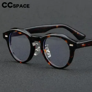 CCspace Unisex Full Rim Square Acetate Eyeglasses 57413