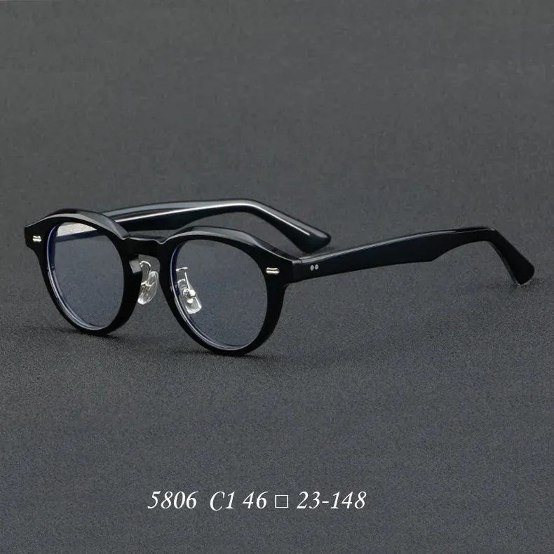 CCspace Unisex Full Rim Square Acetate Eyeglasses 57413