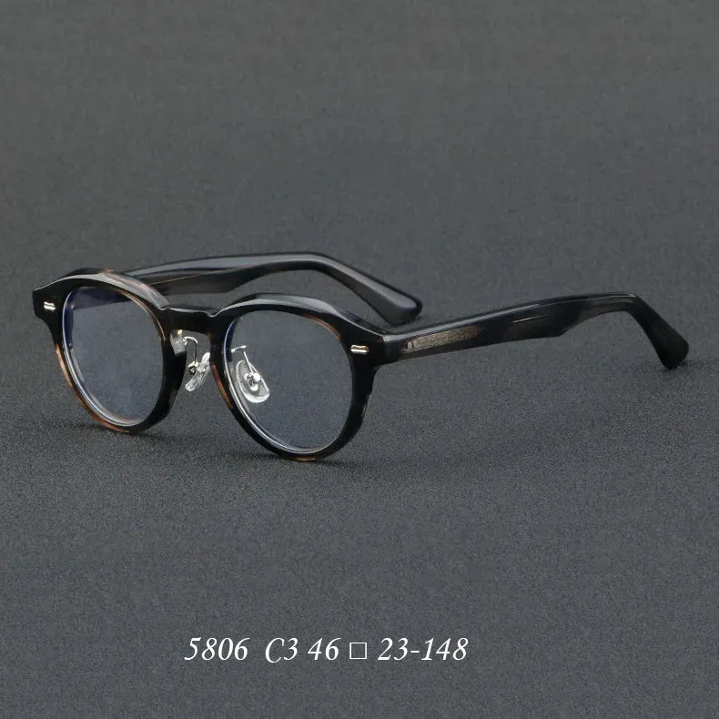 CCspace Unisex Full Rim Square Acetate Eyeglasses 57413