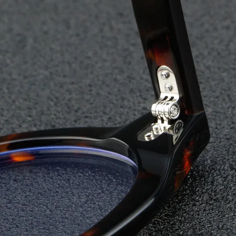 CCspace Unisex Full Rim Square Acetate Eyeglasses 57413