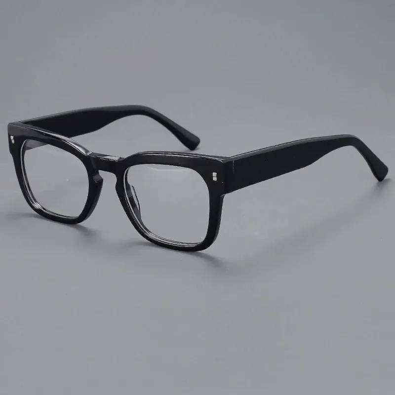 CCspace Unisex Full Rim Square Cat Eye Acetate Eyeglasses 57232