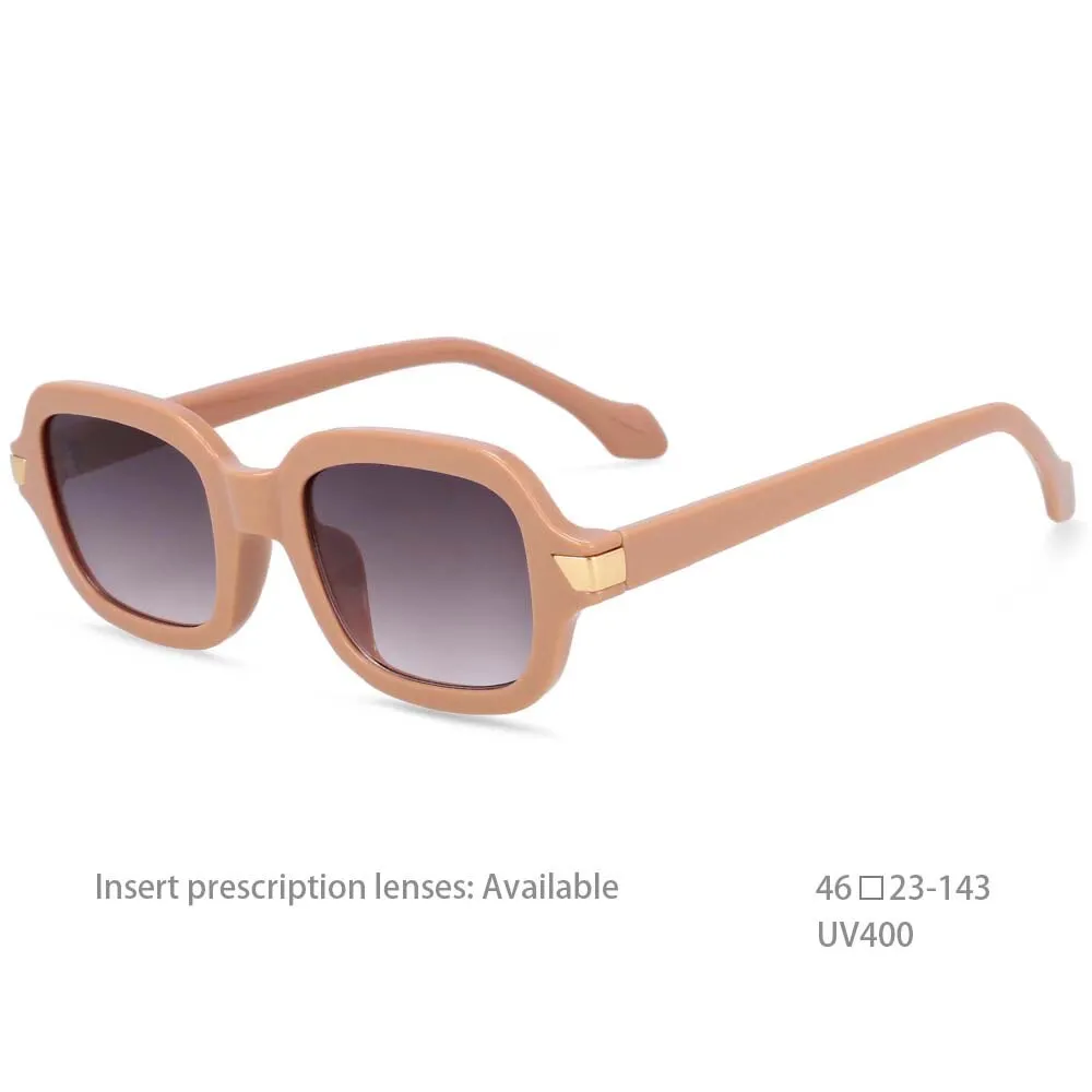 CCspace Unisex Full Rim Square Resin Alloy Frame Punk Sunglasses 54401