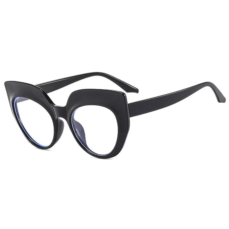 CCspace Women's Full Rim Cat Eye Tr 90 Eyeglasses 55541