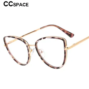 CCspace Women's Full Rim Cat Eyel Tr 90 Titanium Frame Eyeglasses 53369
