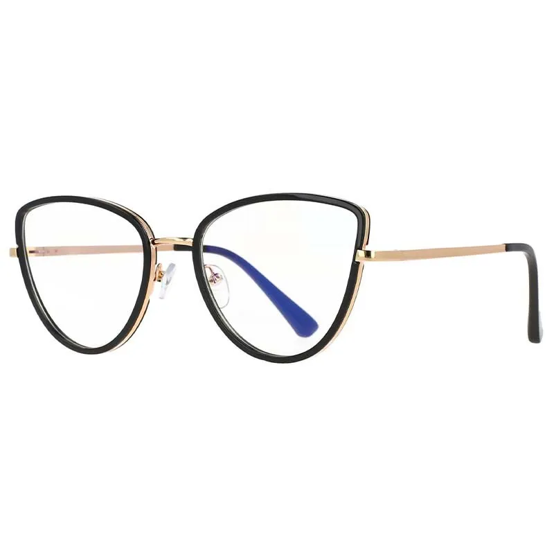 CCspace Women's Full Rim Cat Eyel Tr 90 Titanium Frame Eyeglasses 53369