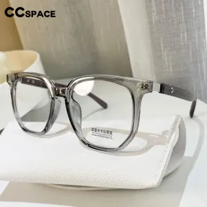 CCspace Women's Full Rim Large Square TR 90 Titanium Eyeglasses 54430