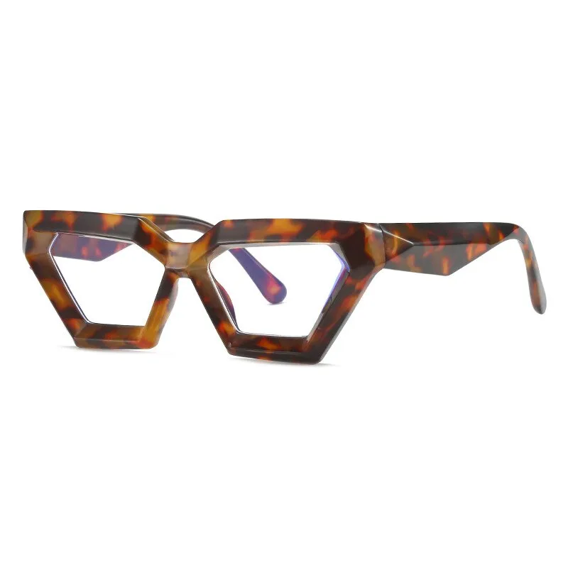 CCspace Women's Full Rim Oval Cat Eye Acetate Eyeglasses 55613