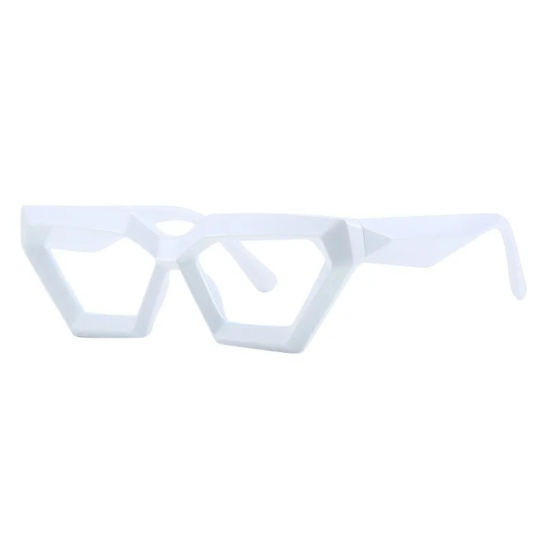 CCspace Women's Full Rim Oval Cat Eye Acetate Eyeglasses 55613