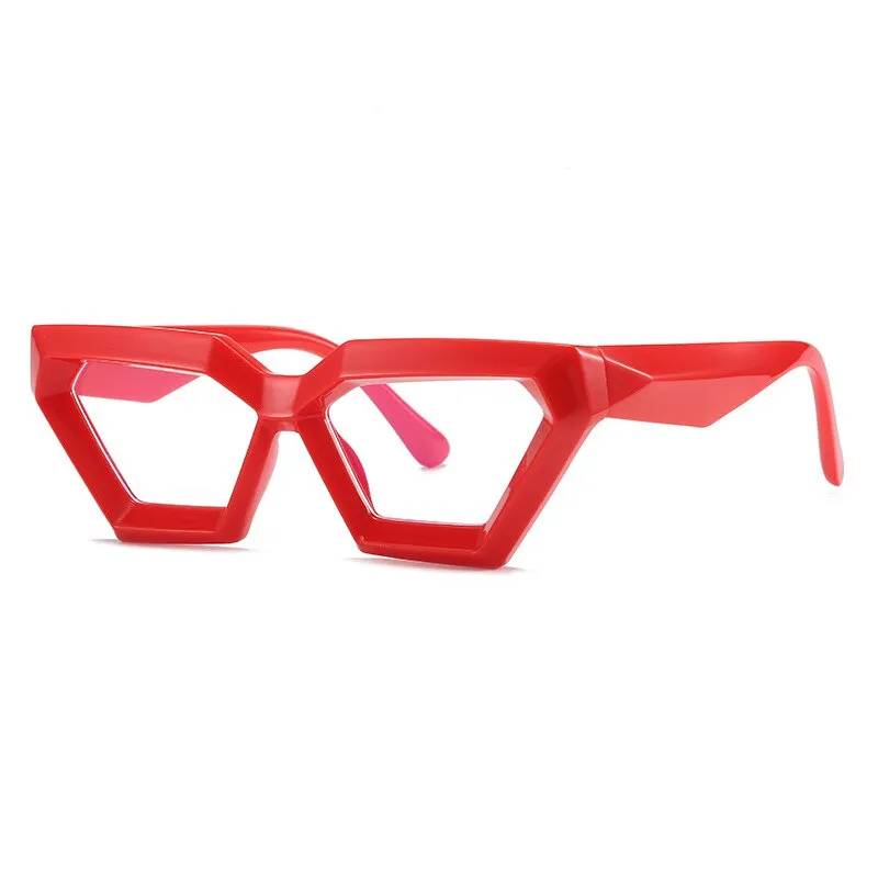 CCspace Women's Full Rim Oval Cat Eye Acetate Eyeglasses 55613