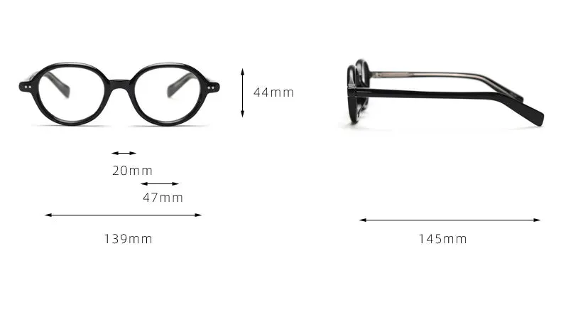 CCspace Women's Full Rim Oval Tr 90 Titanium Eyeglasses 56970