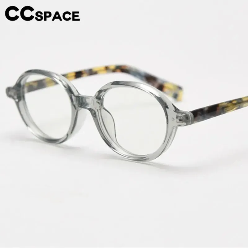 CCspace Women's Full Rim Oval Tr 90 Titanium Eyeglasses 56970