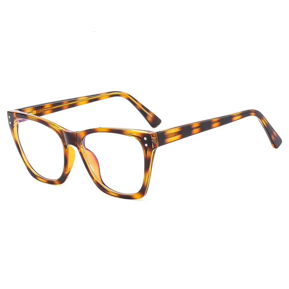 CCspace Women's Full Rim Oversized Tr 90 Titanium Eyeglasses 55152