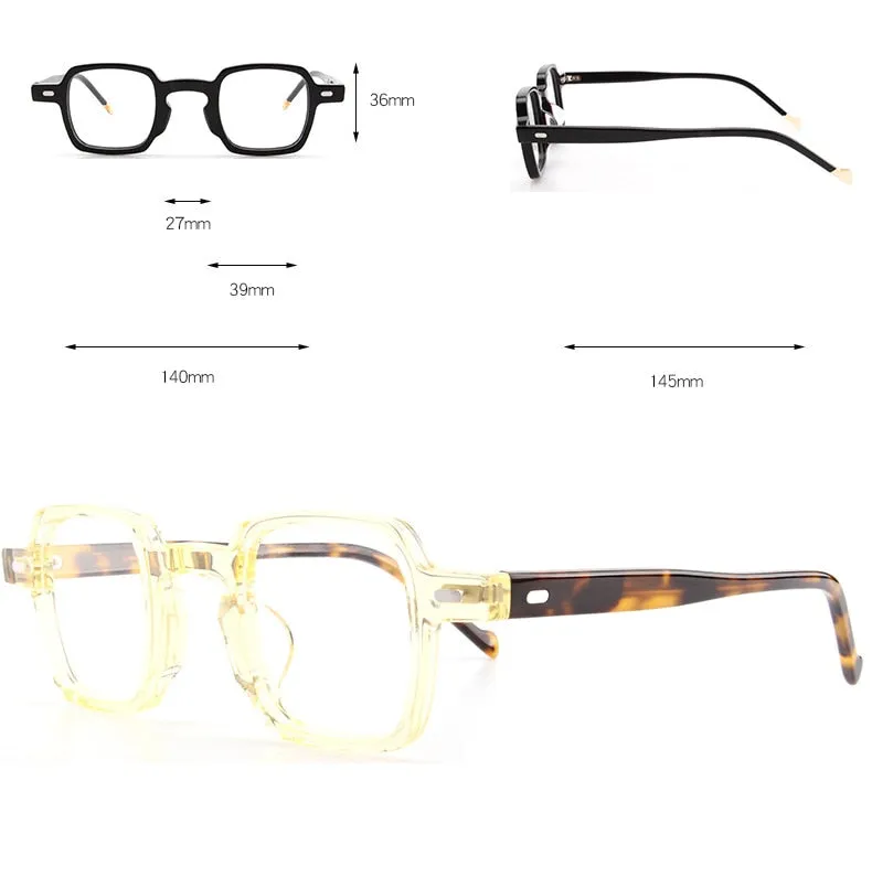 CCspace Women's Full Rim Square Acetate Eyeglasses 55241