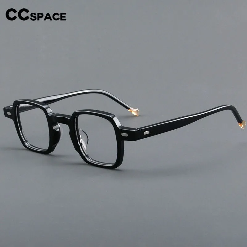 CCspace Women's Full Rim Square Acetate Eyeglasses 55241
