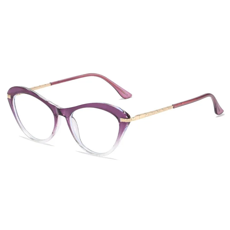 CCspace Women's Full Rim Square Cat Eye Tr 90 Titanium Eyeglasses 53226