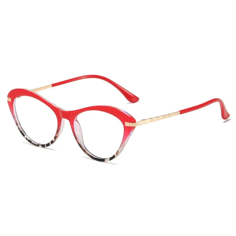 CCspace Women's Full Rim Square Cat Eye Tr 90 Titanium Eyeglasses 53226