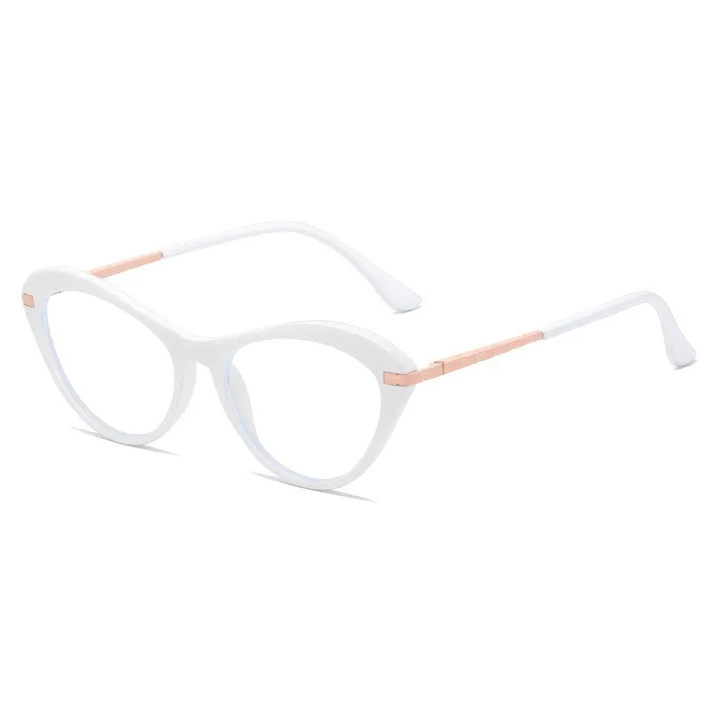CCspace Women's Full Rim Square Cat Eye Tr 90 Titanium Eyeglasses 53226