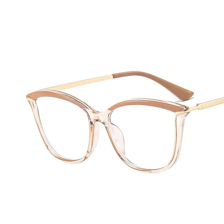 CCspace Women's Full Rim Square Cat Eye Tr 90 Titanium Eyeglasses 53332