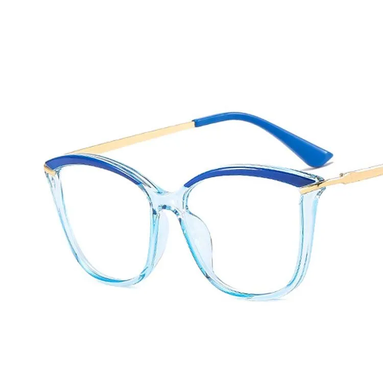 CCspace Women's Full Rim Square Cat Eye Tr 90 Titanium Eyeglasses 53332