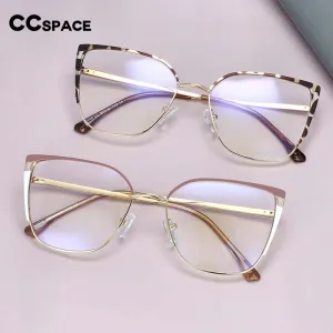 CCspace Women's Full Rim Square Cat Eye Tr 90 Titanium Eyeglasses 54427