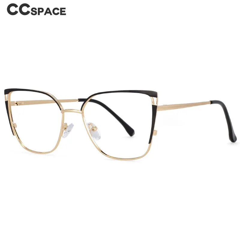 CCspace Women's Full Rim Square Cat Eye Tr 90 Titanium Eyeglasses 54427