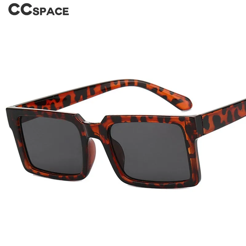CCspace Women's Full Rim Square Resin Frame Sunglasses 49546