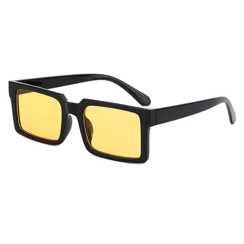 CCspace Women's Full Rim Square Resin Frame Sunglasses 49546