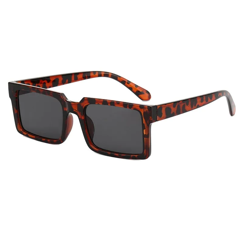 CCspace Women's Full Rim Square Resin Frame Sunglasses 49546