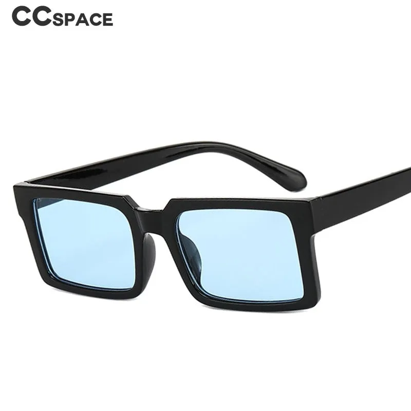 CCspace Women's Full Rim Square Resin Frame Sunglasses 49546