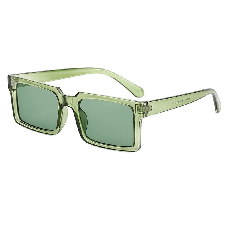 CCspace Women's Full Rim Square Resin Frame Sunglasses 49546