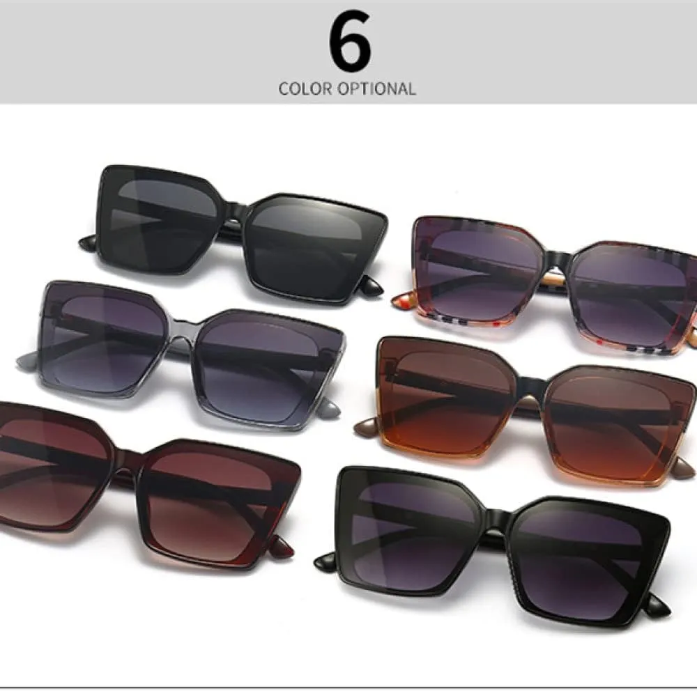 CGZWFERA-Large Sunglasses Women Womens Cat Eye Sun Glasses Vintage UV400 Outdoor