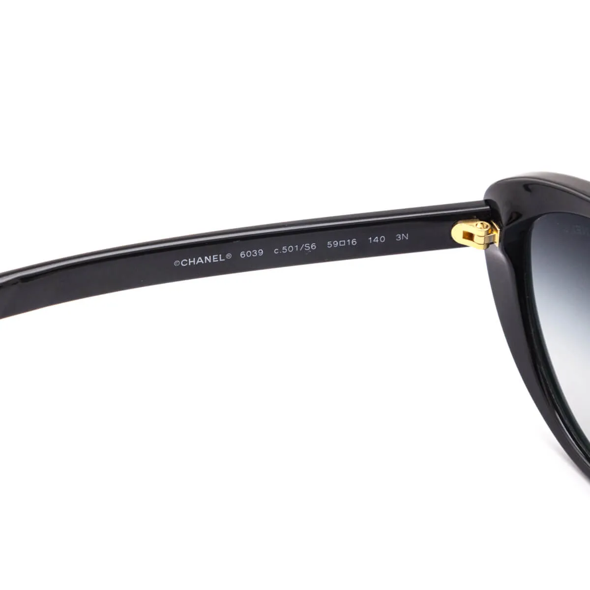 Chanel Black Cat Eye Sunglasses