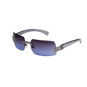 Chanel CC 2000s Frameless Purple Fade