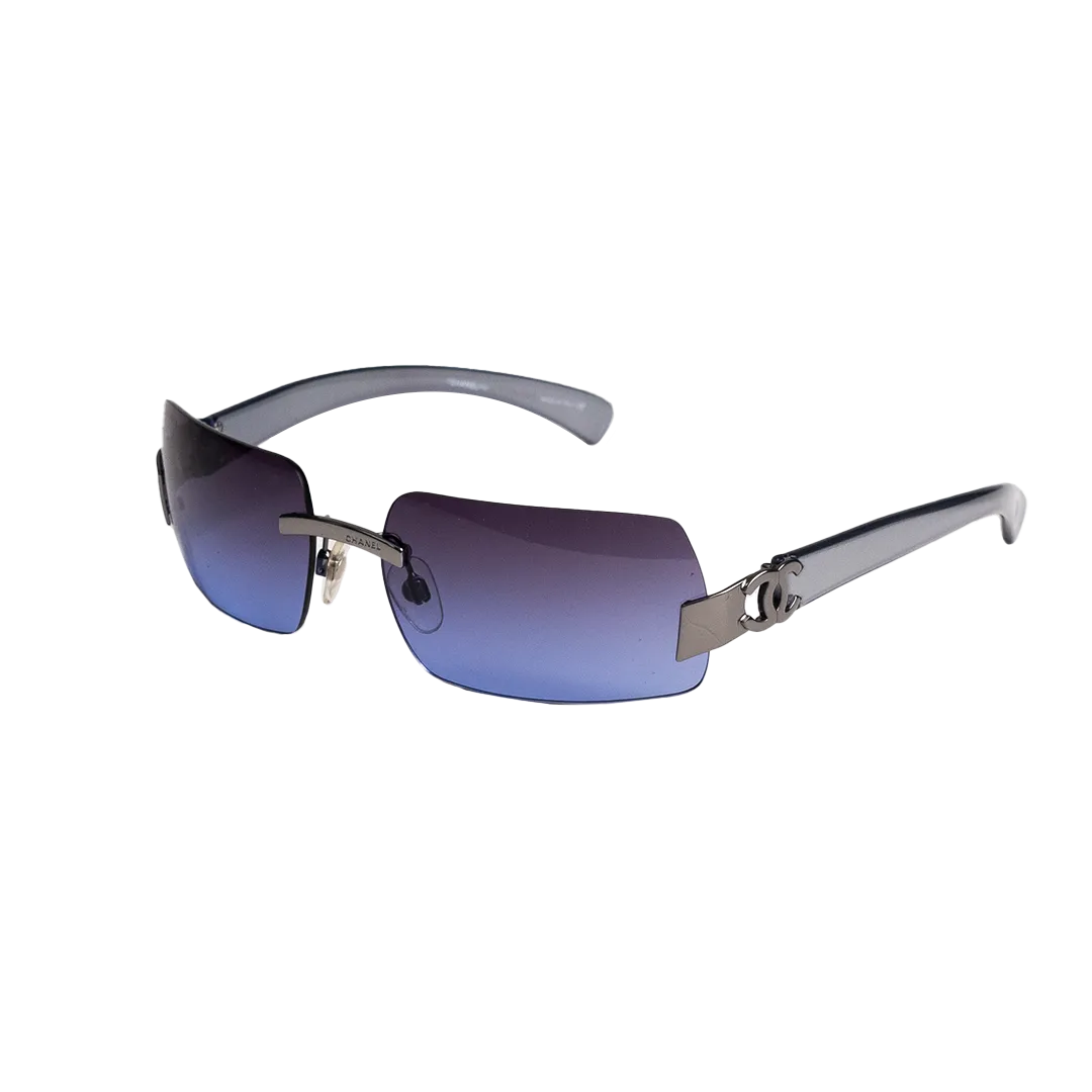 Chanel CC 2000s Frameless Purple Fade