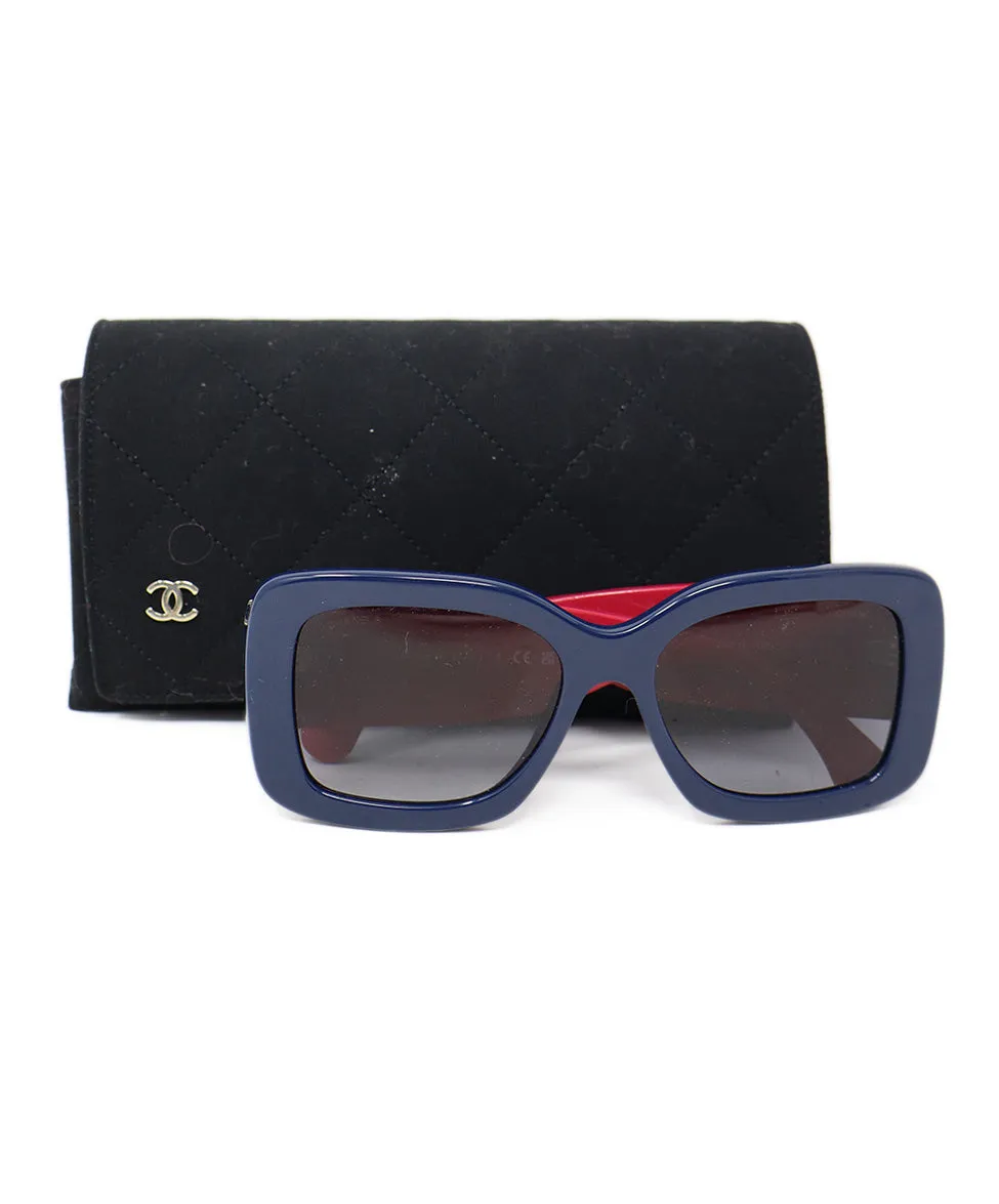Chanel Navy & Pink Sunglasses