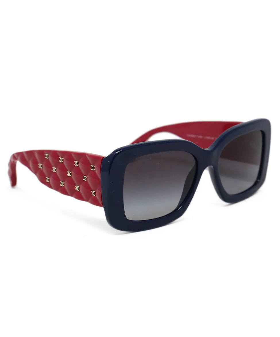 Chanel Navy & Pink Sunglasses