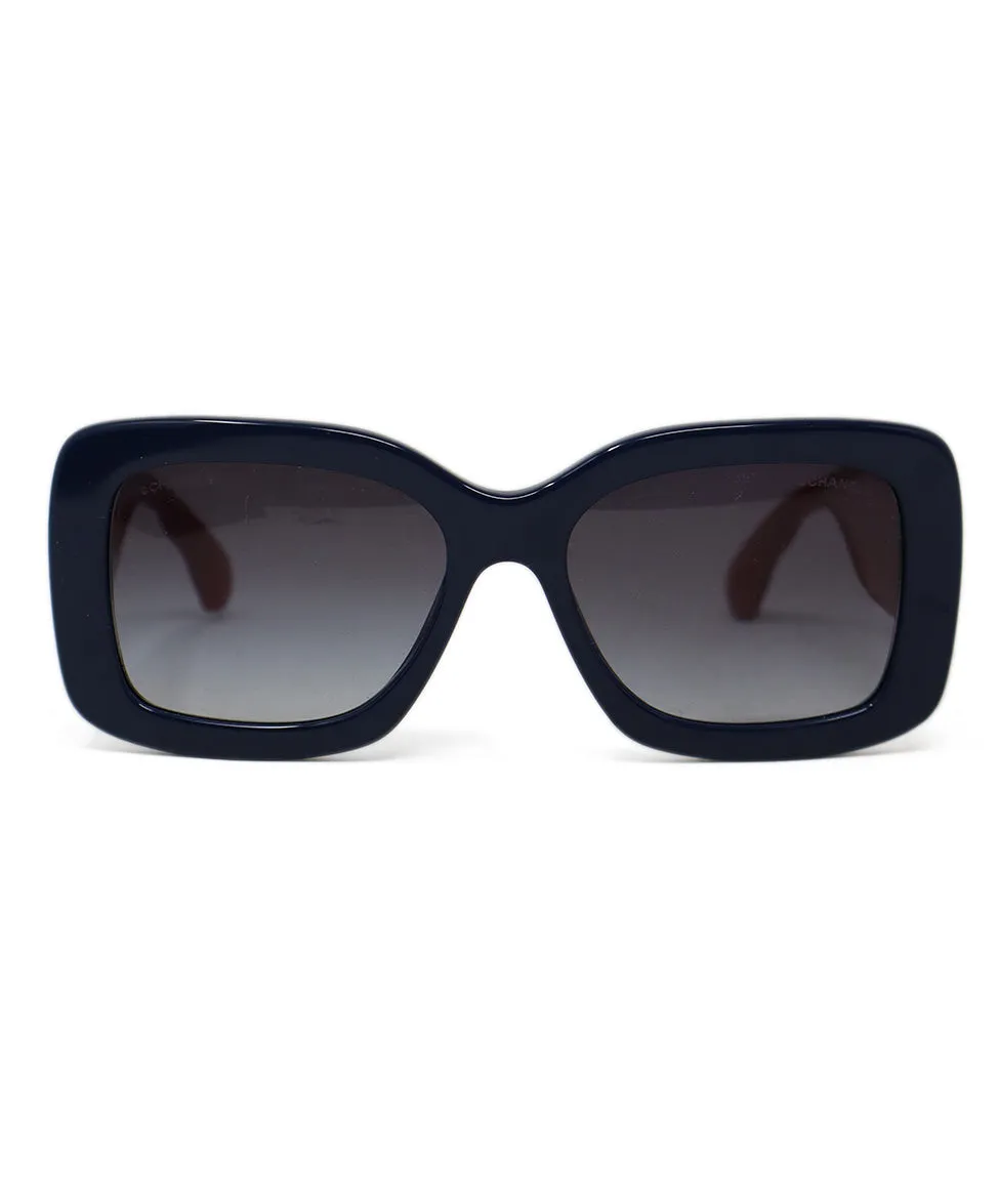 Chanel Navy & Pink Sunglasses
