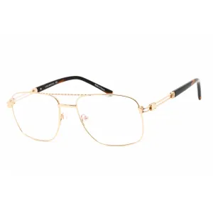 Charriol Men's Eyeglasses - Shiny Gold Titanium Aviator Shape Frame | PC75089 C01