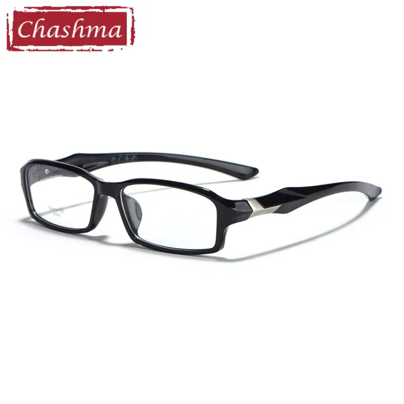 Chashma Men's Full Rim Rectangle Tr 90 Titanium Sport Eyeglasses 6059