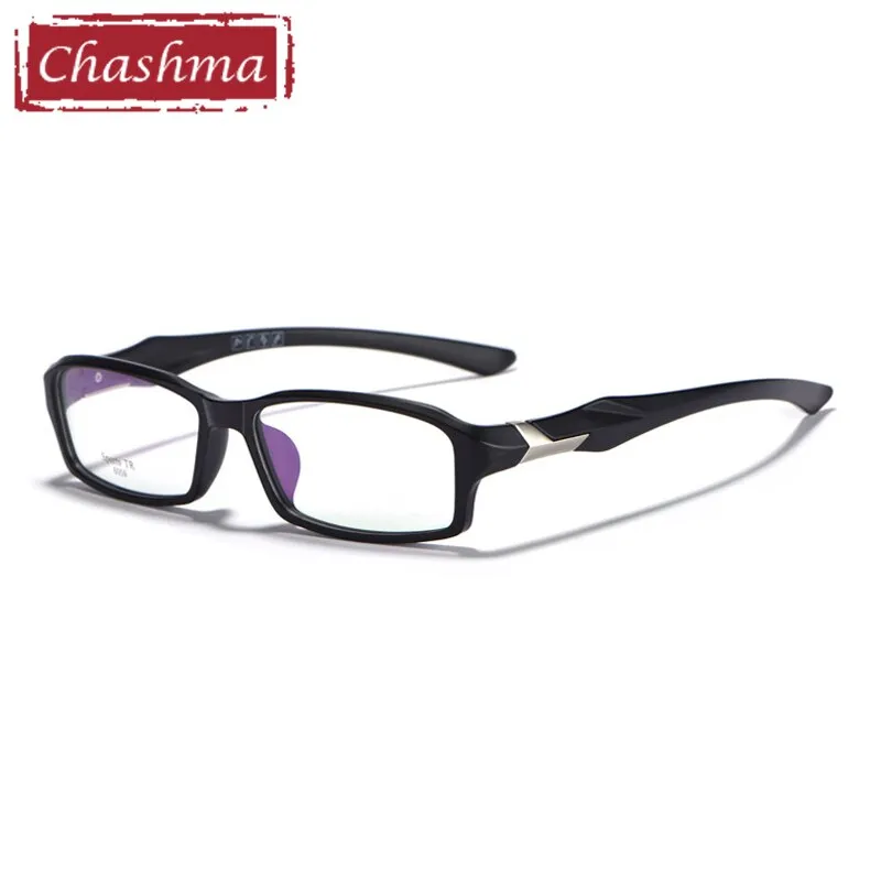 Chashma Men's Full Rim Rectangle Tr 90 Titanium Sport Eyeglasses 6059