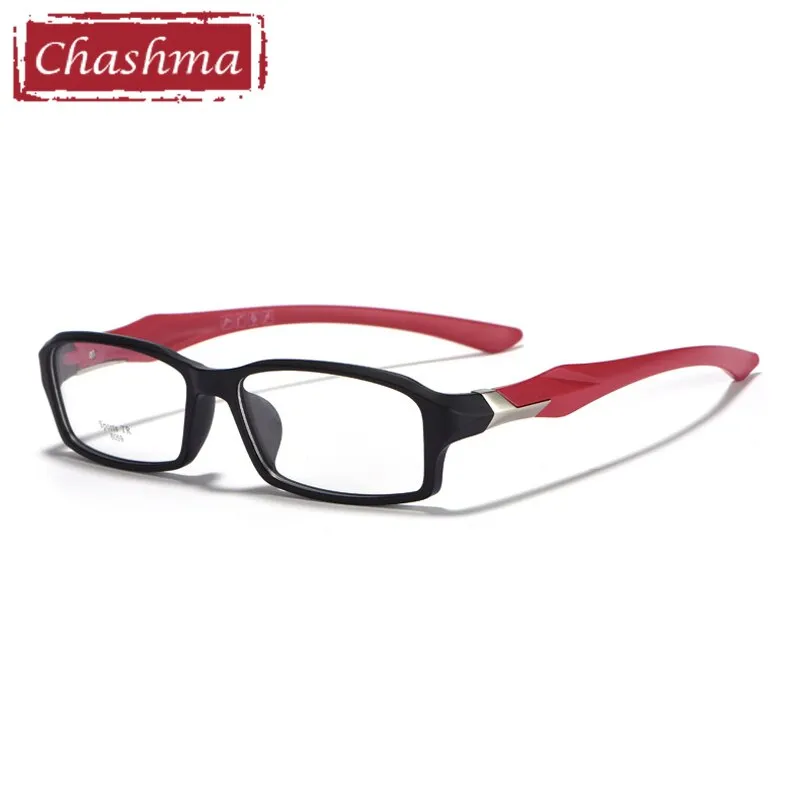 Chashma Men's Full Rim Rectangle Tr 90 Titanium Sport Eyeglasses 6059